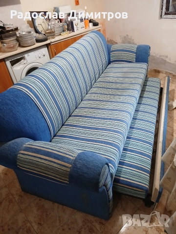 Диван разтегателен , снимка 4 - Дивани и мека мебел - 52904388