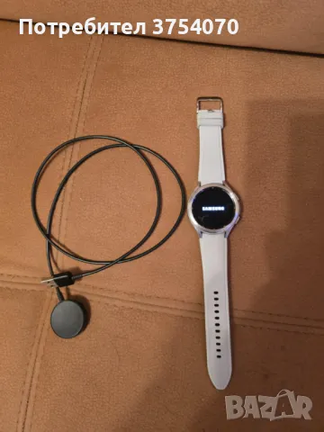 Samsung Galaxy Watch 4 Classic 46mm Silver + Link Bracelet, снимка 1 - Друга електроника - 49247534