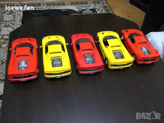 5 броя комплект Ferarri F50 Hard Top ferari ferrari - мащаб 1 18, снимка 6 - Колекции - 48384876
