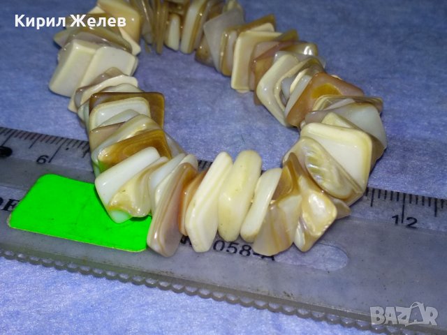 ХИПАРСКА ЛЯТНА ПЛАЖЕН СТИЛ ГРИВНА от МИДИЧКИ СЕДЕФ ХЕНД МЕЙД АРТ БИЖУ 37131, снимка 8 - Гривни - 40690033