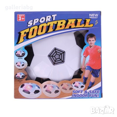 Светеща ЛЕД плаваща футболна топка LED със звуци 