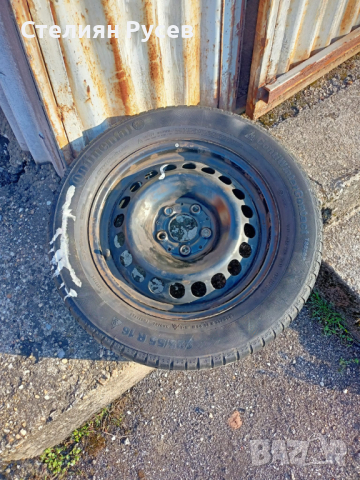 1 патерица / резервна джанта за mercedes w211 E class 5 x 112 / 16 цола с гума 225 55 16 -цена 45лв 