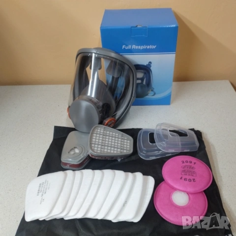 Респираторна защитна маска 6800 с филтри, снимка 11 - Други машини и части - 53771002