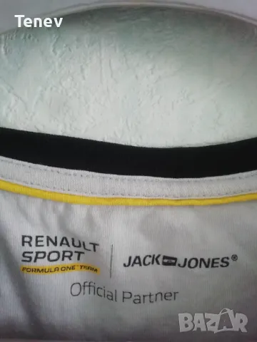 Jack & Jones Renault Sport F1 Formula One Team оригинална памучна тениска Рено Спорт Формула 1 М  , снимка 9 - Тениски - 49781093