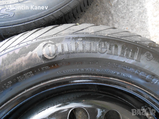 Метални джанти с гуми за Т4.Т5 летни, снимка 2 - Гуми и джанти - 53419912