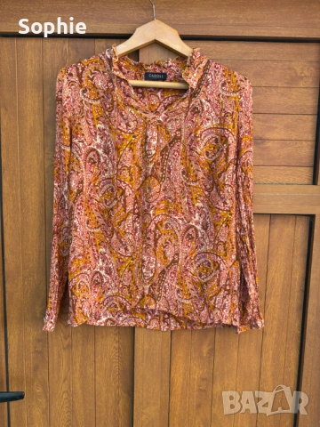 Бохо топ от копринена смес Caroll 