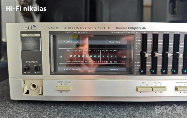 стерео усилвател еквалайзер JVC A-X400, снимка 2 - Ресийвъри, усилватели, смесителни пултове - 50630507