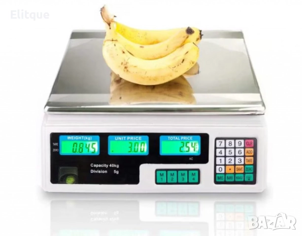 Професионален електронен кантар до 40 кг с двоен дисплей, снимка 5 - Друга електроника - 52815123