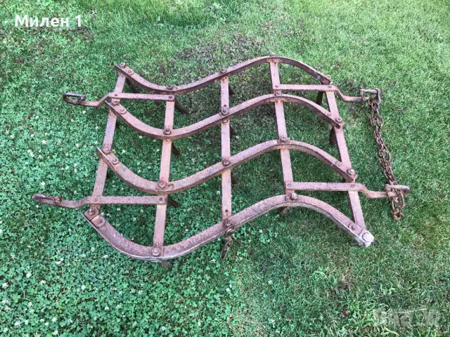 Стара зъбна брана/грапа, снимка 2 - Селскостопанска техника - 49896641