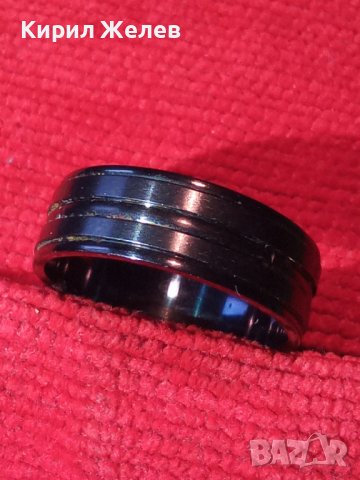 СТОМАНЕН ПРЪСТЕН ХАЛКА АРТ ДИЗАЙН 19624, снимка 2 - Пръстени - 32088905