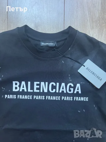 Balenciaga тениска М размер, снимка 2 - Тениски - 55949559