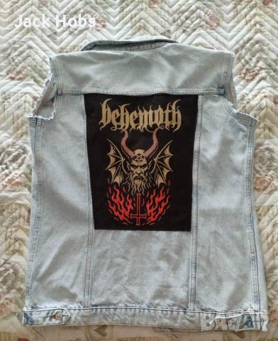 Рокерско елече с гръб /дънково /, снимка 3 - Якета - 53803297