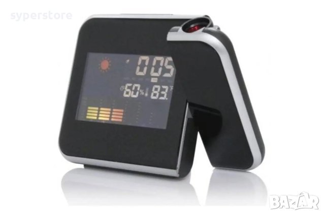 Часовник с проектор за таван и календар настолен Digital One SP00867 ds-8190 на батерии и ток, снимка 2 - Други стоки за дома - 41942364