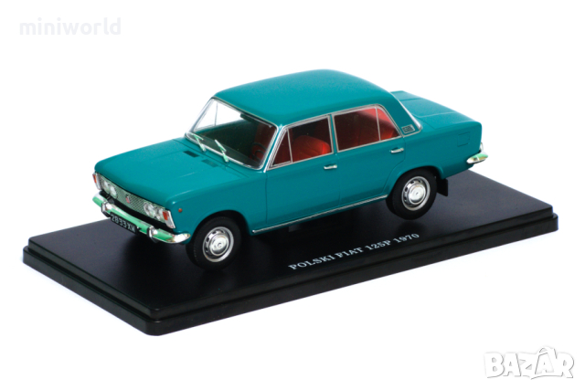 Polski Fiat 125p 1970 - мащаб 1:24 на Hachette моделът е нов в блистер, снимка 1