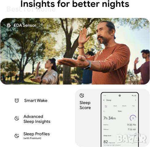 Fitbit Charge 6 фитнес гривна by Google, снимка 9 - Смарт часовници - 44693028