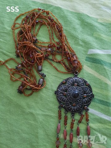 Стар медальон гердан колие