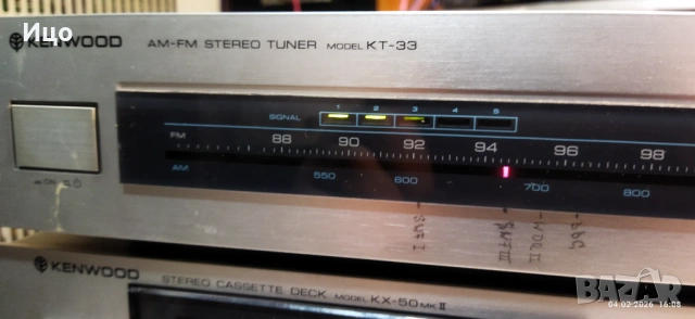 Кенууд  касетен дек и тунер., снимка 8 - Декове - 53357947