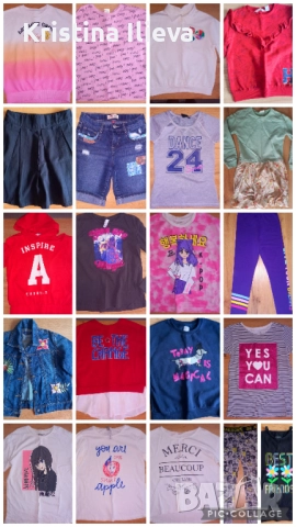 Дрешки за момиче на 10 г., ръст 140 см. на символични цени