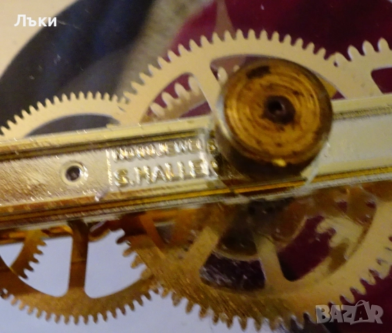 Кралски настолен часовник скелетон S.Haller. , снимка 7 - Антикварни и старинни предмети - 52553554