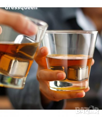 2909 Метални кубчета за охлаждане на напитки с щипка, снимка 11 - Аксесоари за кухня - 34265907