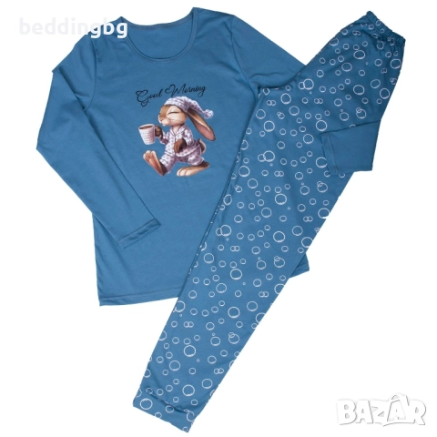 #Дамски #Памучни #Пижами (100% Пениран Памук) - Различни Модели - Произведено в България, снимка 5 - Пижами - 34743982