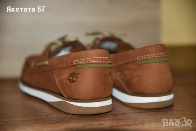 Timberland Оригинални мокасини естествена кожа в отлично състояние размер 43, снимка 5 - Мокасини - 53845352