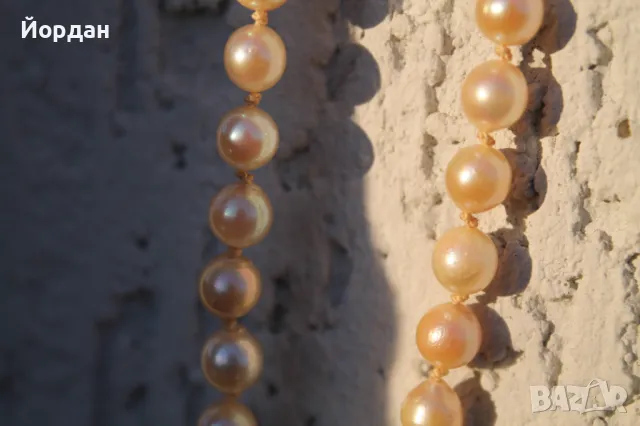 Огърлица с естествени перли и сребърна закопчалка, снимка 15 - Колиета, медальони, синджири - 48882666