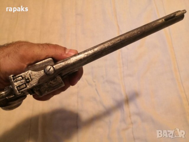 Револвер Смит с дълга цев. Колекционерско оръжие, снимка 5 - Антикварни и старинни предмети - 38815473