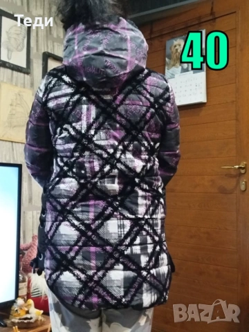 Чисто ново дамско яке Desigual леко и много топло L - XL, снимка 4 - Якета - 53047925