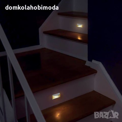 LED лампи светлинен детектор и сензор за движение.7х3 см.2 AAA батерии,2 броя, снимка 2 - Лед осветление - 39194478