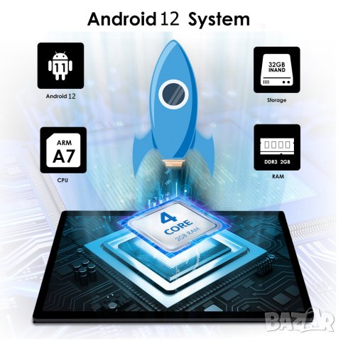 7" 2-DIN мултимедия с Android 12, RDS, 32GB ROM, RAM 2GB DDR3, CarPlay и AndroidAuto, снимка 7 - Аксесоари и консумативи - 41097412