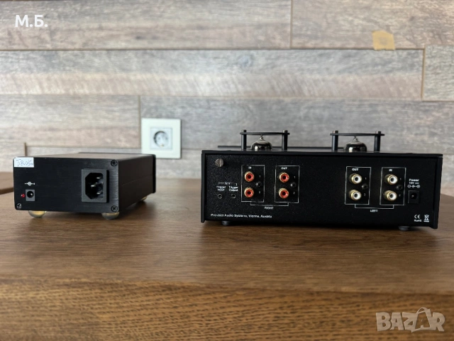 Pro-ject Tube Box DS2 + Breeze Audio линейно захранване, снимка 6 - Грамофони - 53431433