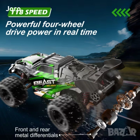 ZNLYRION 4WD RC CAR КОЛА с дистанционно, снимка 11 - Коли, камиони, мотори, писти - 52691980