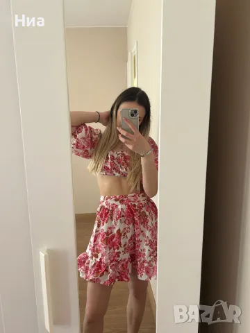  Дамски Комплект пола и топ хс, снимка 2 - Комплекти - 48924948