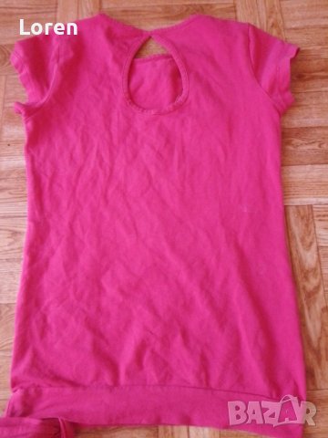 Подарявам!Тениска с пайети в розово , снимка 5 - Детски тениски и потници - 41551420