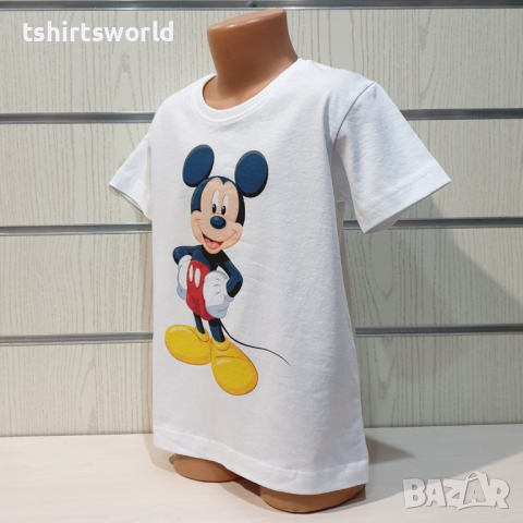 Нова детска тениска с дигитален печат Мики Маус, снимка 7 - Детски тениски и потници - 36350258