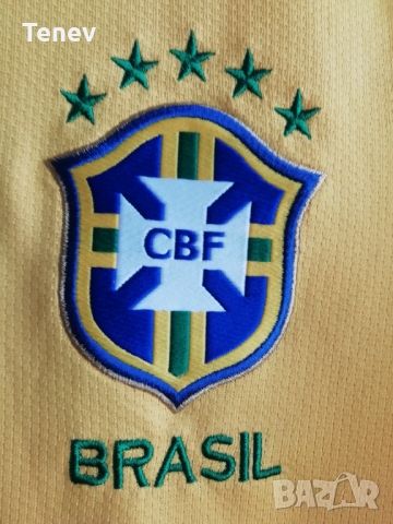 Brazil Brasil Nike оригинална тениска фланелка Бразилия 2010, снимка 6 - Тениски - 36062440