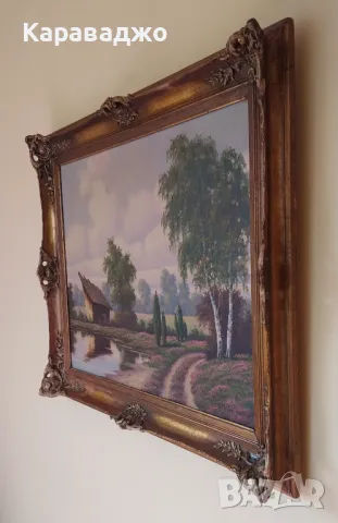 Старинна Картина, снимка 3 - Картини - 47646783