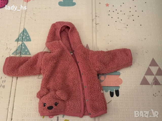 Пухкаво яке за малка бебка!, снимка 2 - Бебешки якета и елеци - 52190723