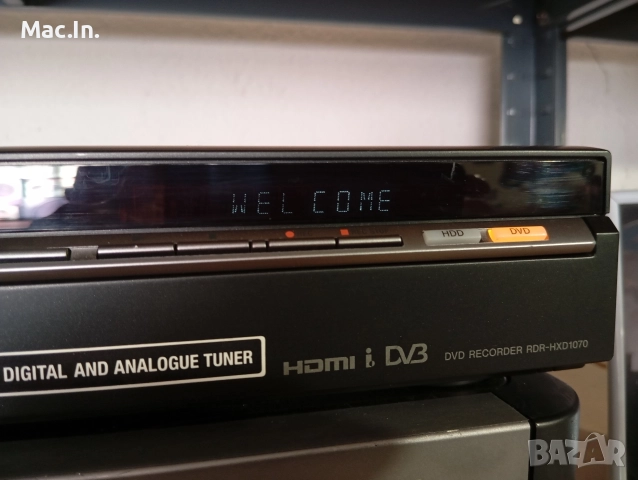 SONY DVD Recorder RDR-HXD1070, снимка 10 - Плейъри, домашно кино, прожектори - 52773635