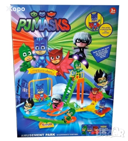 КОМПЛЕКТ ФИГУРИ PJ МАСКИ В УВЕСЕЛИТЕЛЕН ПАРК  0714, снимка 6 - Фигурки - 47582481