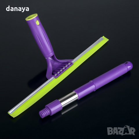 2458 Стъклочистач с къса дръжка, 35см, снимка 2 - Мопове, кофи, четки и метли - 34437488