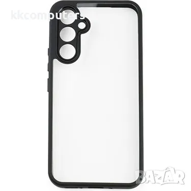 Калъф силикон Shock Прозрачен /Черна рамка/ за Samsung A54 5G Баркод : 3131345