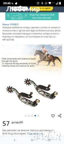 Западни шпори за коне 1 чифт, нисковъглеродна стомана Западни каубойски шпори

, снимка 2 - Други животни - 50351841