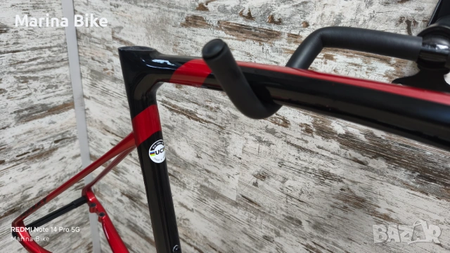 НОВА карбонова шосейна рамка Ridley Fenix SLiC Disc Forza Cirrus Pro | M, снимка 11 - Части за велосипеди - 53219075