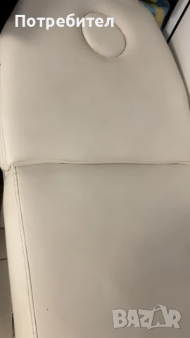 Стационарна масажна кушетка бяла, снимка 3 - Кушетки - 51423884