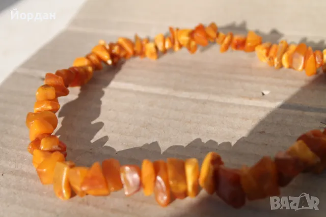 Колие от натурален Балтийски кехлибар, снимка 2 - Колиета, медальони, синджири - 49084987