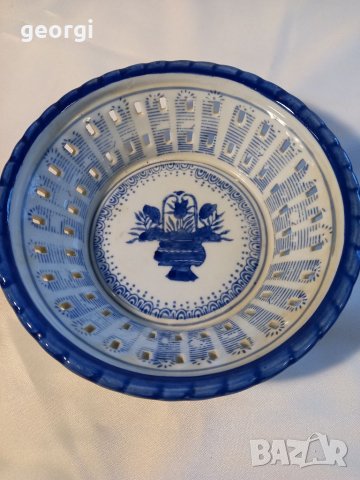 Ажурна порцеланова фруктиера Amsel  18/4, снимка 2 - Аксесоари за кухня - 36030642