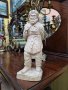 Антикварна швейцарска фигура статуетка дърворезба , снимка 1 - Антикварни и старинни предмети - 39479969