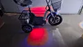 Електрическа триколка с лед осветление и равна платформа , снимка 9